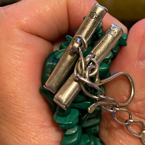 Mine Finds Jay King 7 Strand Malachite Necklace - Picture 5 of 6